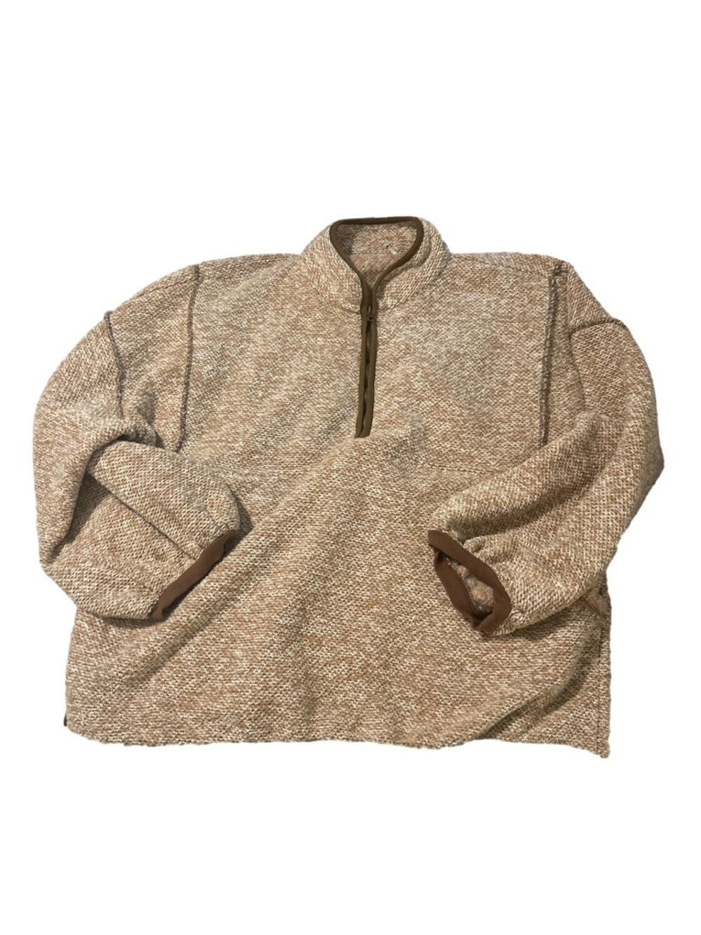 Out From Under Urban Outfitters Oversized Brooke Quarter Zip Pull over Medium - Picture 3 of 9